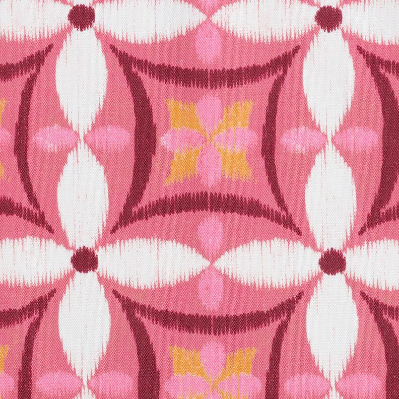 Sisustuskangas Canvas Kirjontatyyli suuri – pink/norsunluu,  image number 1