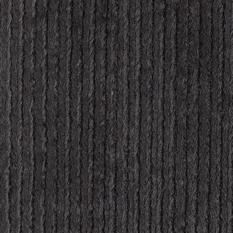 Tekoturkis Palmikkokuvio – musta,  image number 1