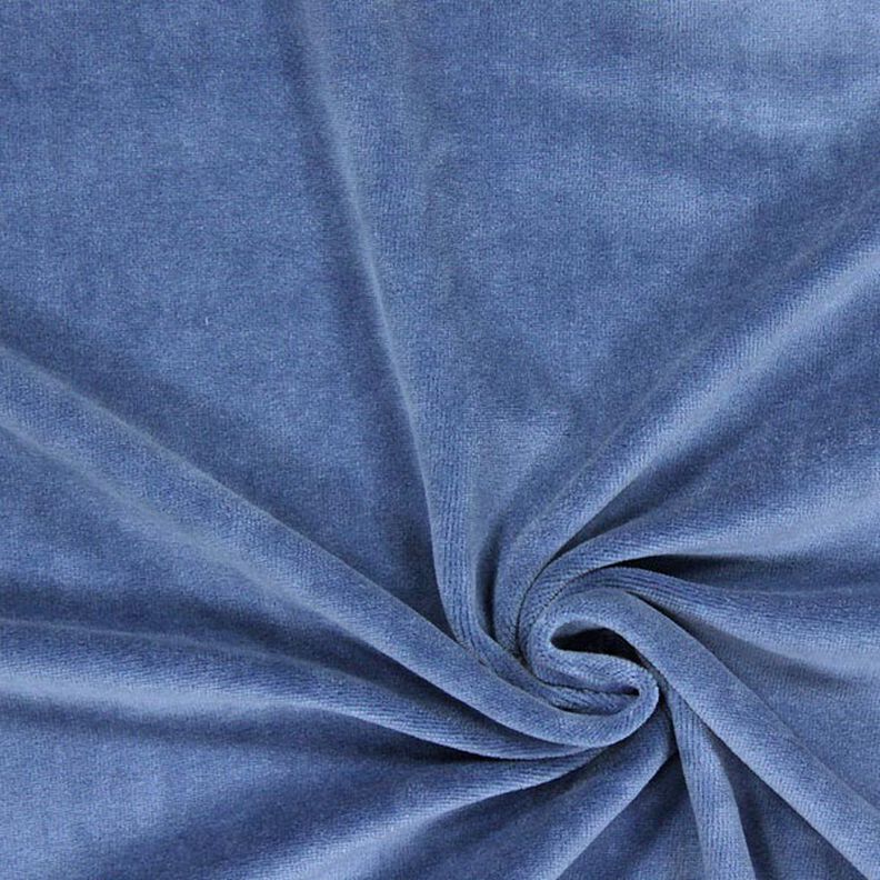 Nicki-kangas yksivärinen – teräksen sininen,  image number 1