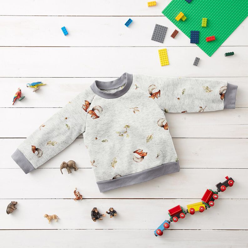 Alpenfleece Orava – luonnonvärinen/vaaleanharmaa,  image number 5