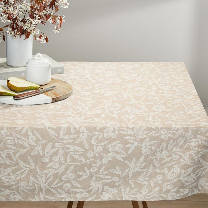 Pinnoitettu puuvilla Jacquard Pinnoitettu Oliivit &ndash; luonnonv&auml;rinen/vaalea beige,  image number 5