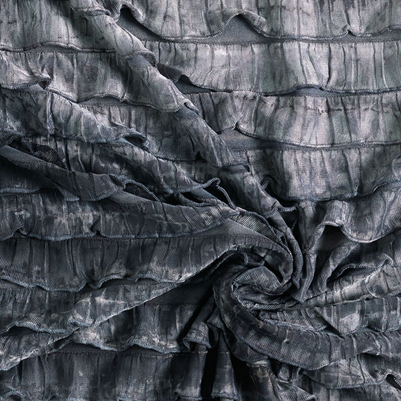 Röyhelö Jersey Batiikki Poikittaisraidat – vaaleanharmaa,  image number 3