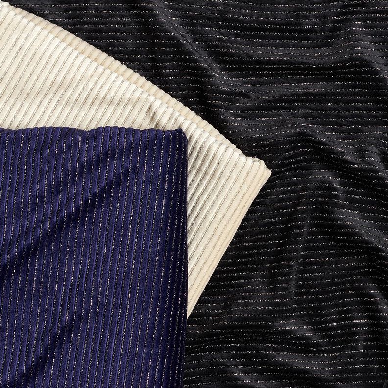 Nicki-kangas Kimalleraidat – musta/hopea metallic,  image number 5