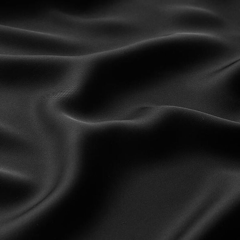 Viskoosisatiini Yksivärinen – musta,  image number 3