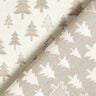 Sisustuskangas Jacquard Kimaltelevat kuuset – beige/hopea,  thumbnail number 4