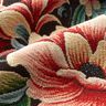 Sisustuskangas Gobeliini Lumoavat kukat – musta/punainen,  thumbnail number 2
