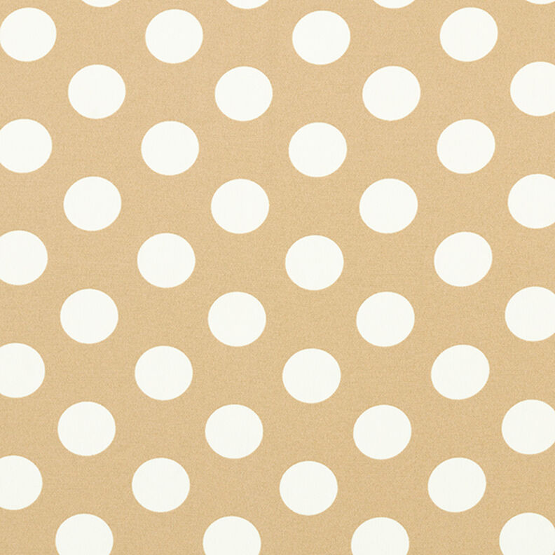 Kreppikangas Polka Dots [2,5 cm] – beige,  image number 1