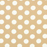 Kreppikangas Polka Dots [2,5 cm] – beige,  thumbnail number 1