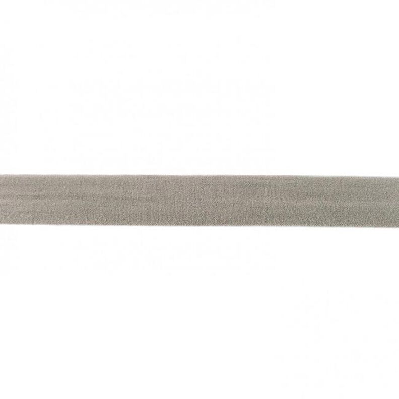 Joustava kanttausnauha  matta [20 mm] – harmaa,  image number 1