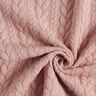 Jerseyjacquard Cloqué Palmikkokuvio – ruusunpunainen,  thumbnail number 3