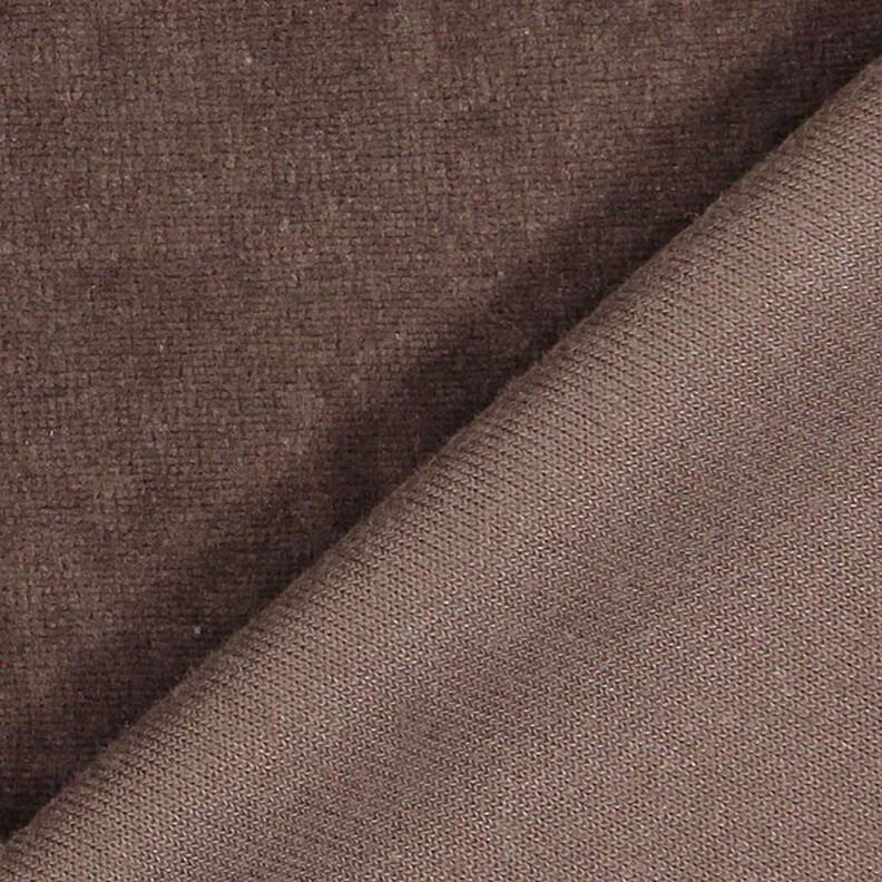 Nicki-kangas yksivärinen – tummanruskea,  image number 3