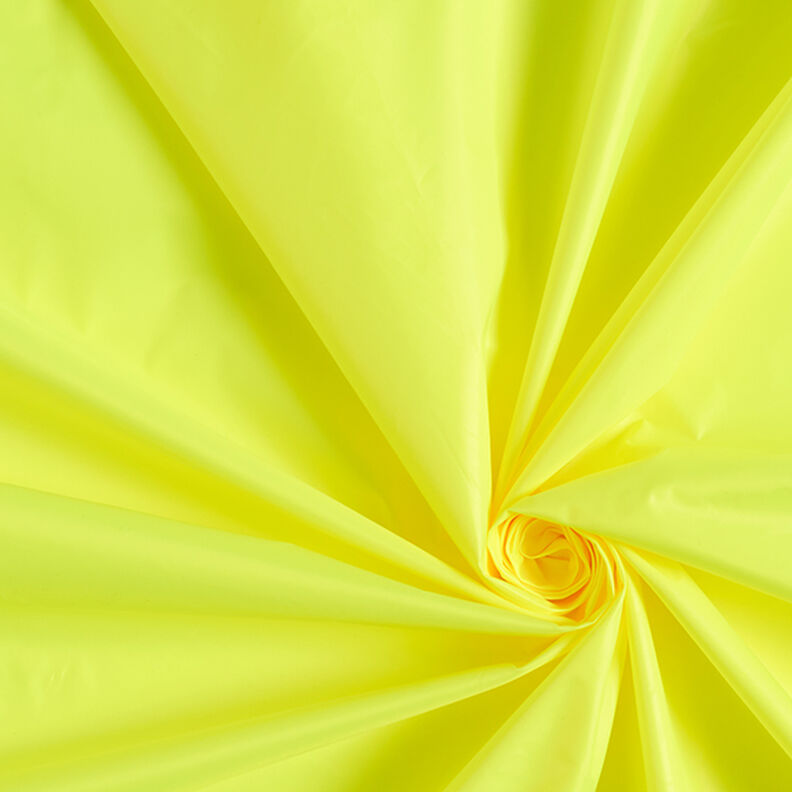 Vettähylkivä takkikangas ultrakevyt – keltainen neon,  image number 1