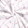 Musliini-/kaksikerroksinen kangas Akvarelli Kirsikat Digitaalipainatus – valkoinen,  thumbnail number 3