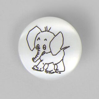 Muovinen nappi, Brilliant Elefant 12, 