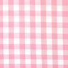 Puuvillakangas Vichy-Check 1,7 cm – roosa/valkoinen,  thumbnail number 1