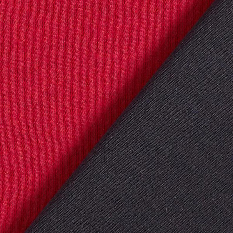 Doubleface-jersey Yksinkertainen – karmiininpunainen/yönsininen,  image number 4