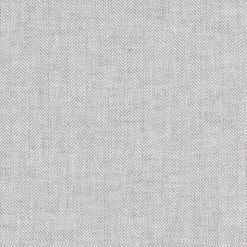 Pellava-puuvilla-sekoite Kalanruoto – hopea,  image number 1