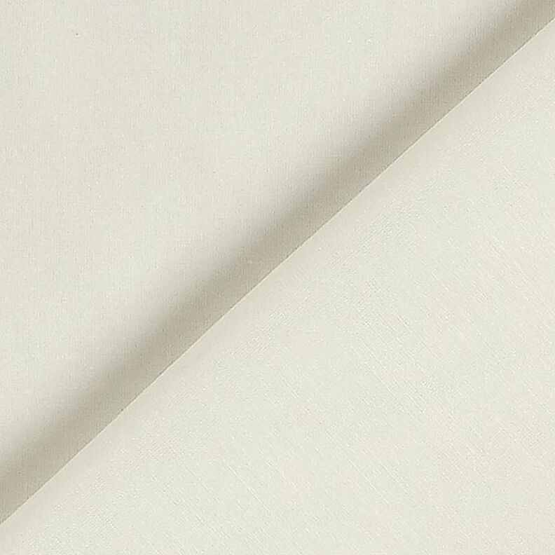 Huippukevyt puuvilla-silkkikangas Voilee – villanvalkoinen,  image number 3