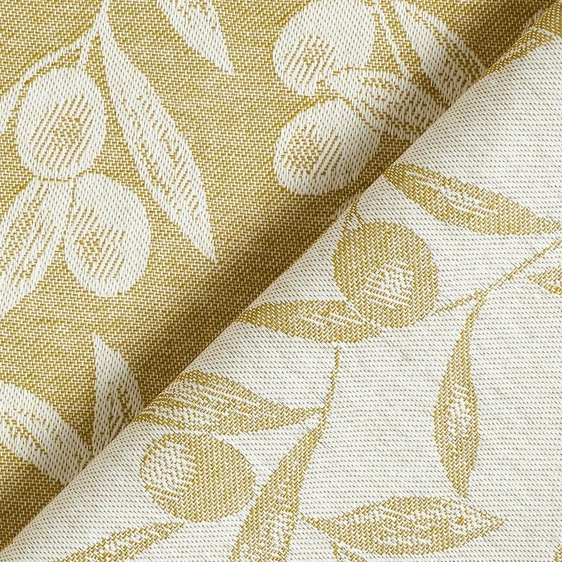Pinnoitettu puuvilla Jacquard Pinnoitettu Oliivit &ndash; oliivi/vaalea beige,  image number 4