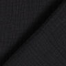 Musliini-/kaksikerroksinen kangas – musta,  thumbnail number 4