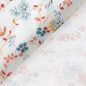 Musliini-/kaksikerroksinen kangas romanttiset kukkaköynnökset – valkoinen,  thumbnail number 4