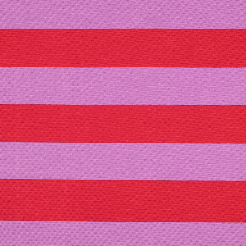 Sisustuskangas Canvas Iloiset raidat &ndash; pastellivioletti/chili,  image number 1