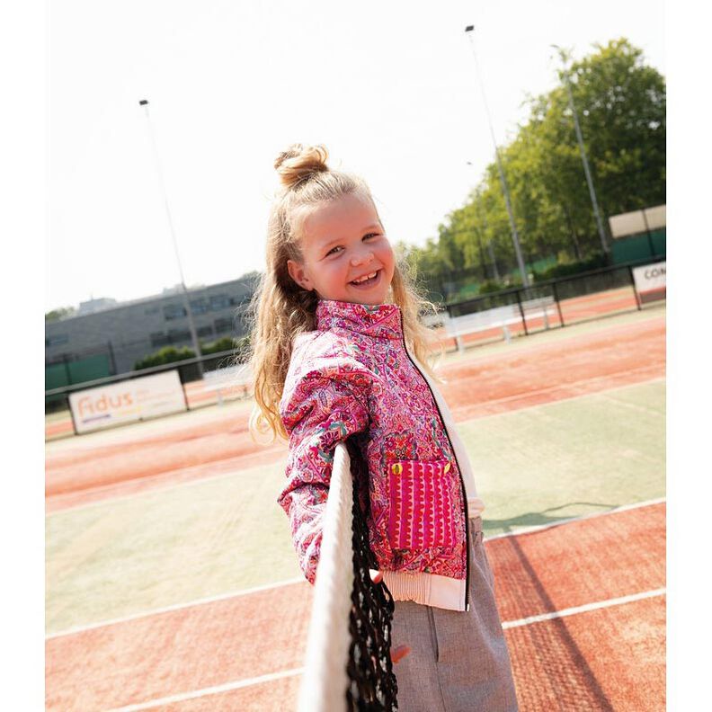 Tikkikangas Doubleface Vinoneli&ouml;t | Poppy Fabrics &ndash; sinilila/kastanjanruskea,  image number 7