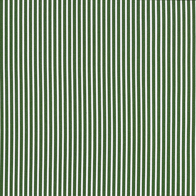 Puuvillapopliini Raidat – tummanvihreä/valkoinen,  image number 1