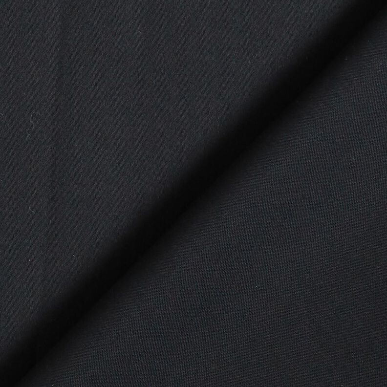 Puuvillasatiini Yksivärinen – musta,  image number 4