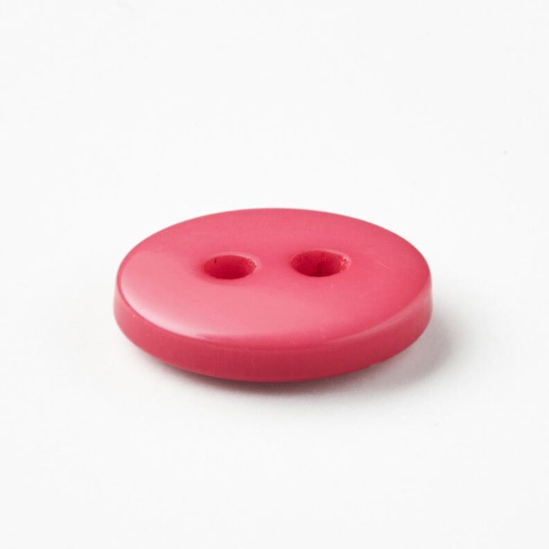 2-reikäinen pyöreä nappi [Ø 11 mm] – pink,  image number 2
