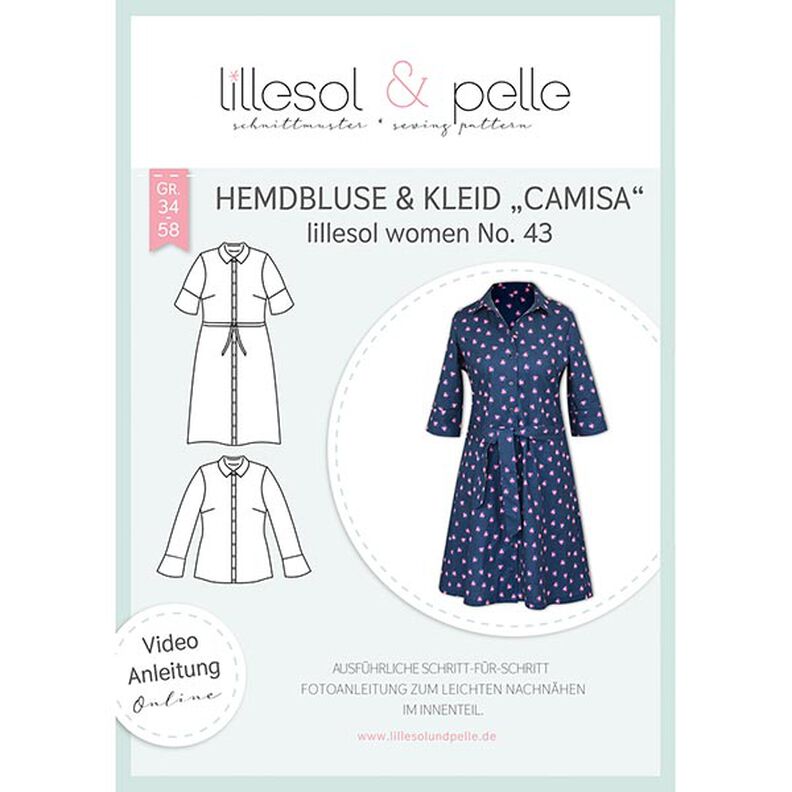 Paita ja mekko Camisa | Lillesol & Pelle No. 43 | 34-58,  image number 1