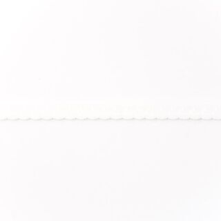 Joustava kanttausnauha Pitsi [12 mm] – valkoinen, 