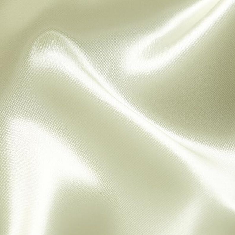 Polyestersatiini – villanvalkoinen,  image number 3