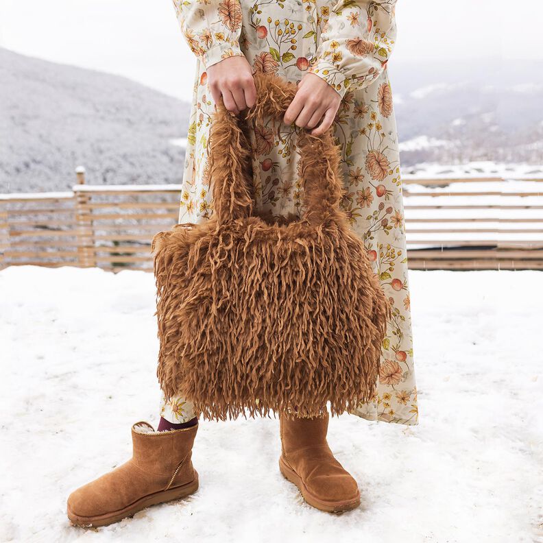 Tekoturkis Höyhenet Yksivärinen | Katia Fabrics – mocca,  image number 8