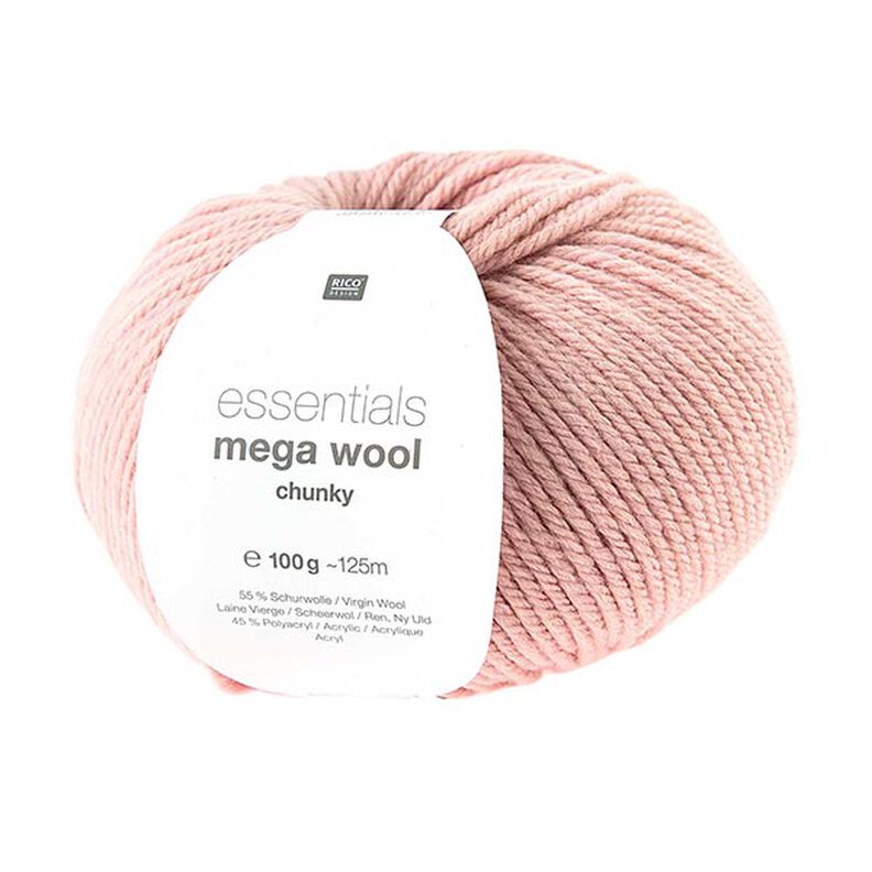 Essentials Mega Wool chunky | Rico Design – roosa,  image number 1