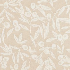 Pinnoitettu puuvilla Jacquard Pinnoitettu Oliivit &ndash; luonnonv&auml;rinen/vaalea beige, 