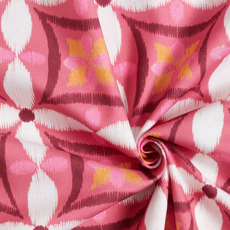 Sisustuskangas Canvas Kirjontatyyli suuri – pink/norsunluu,  image number 3