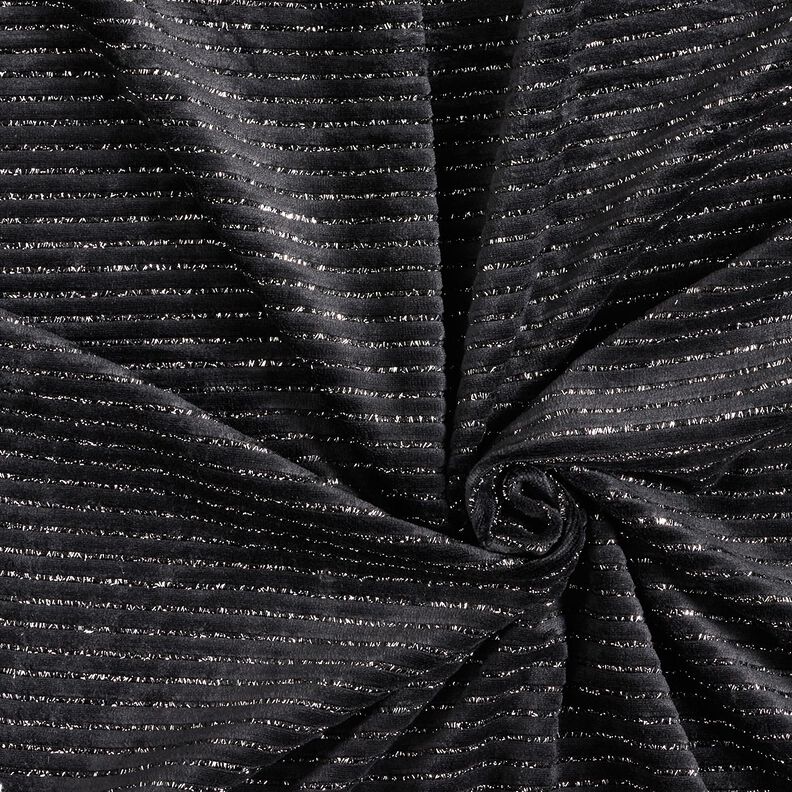 Nicki-kangas Kimalleraidat – musta/hopea metallic,  image number 3