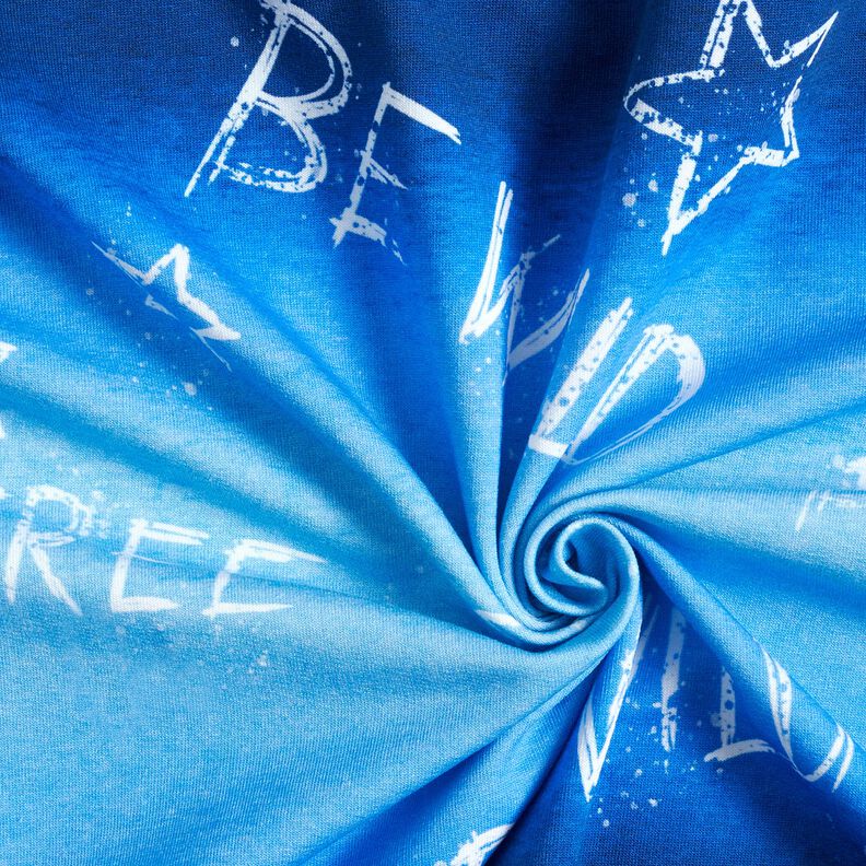 French Terry Be Wild | Glitzerp&uuml;ppi &ndash; kuninkaansininen/valkoinen,  image number 3