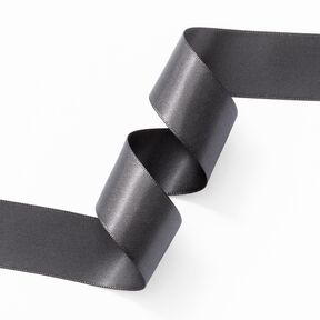 Satiininauha [25 mm] – tummanharmaa, 