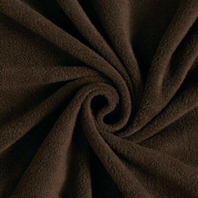 Antipilling-fleece – tummanruskea,  image number 1