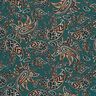 Romanitjersey Paisley &ndash; sinikuusi/persikanoranssi,  thumbnail number 1
