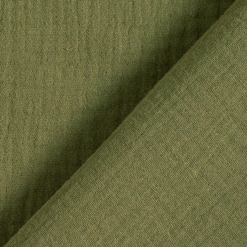 Musliini-/kaksikerroksinen kangas – oliivi,  image number 4