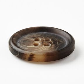 4-reik&auml;inen py&ouml;re&auml; nappi   [&Oslash; 25 mm] &ndash; mustanruskea, 