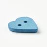 Sydämenmuotoinen nappi [Ø 15 mm] – briljantin sininen,  thumbnail number 3