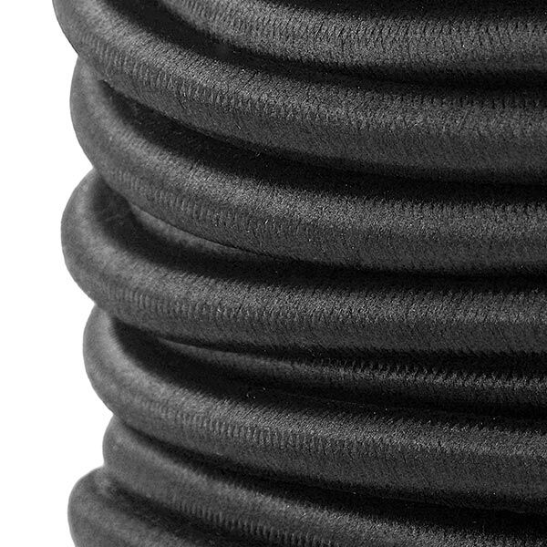 Ulkoilma Kuminen koristenauha [Ø 8 mm] – musta,  image number 1