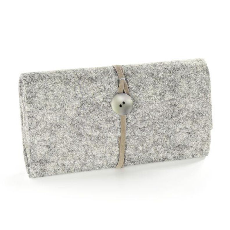 Huopa 90 cm / 1 mm vahvuus Meleerattu – harmaa,  image number 4