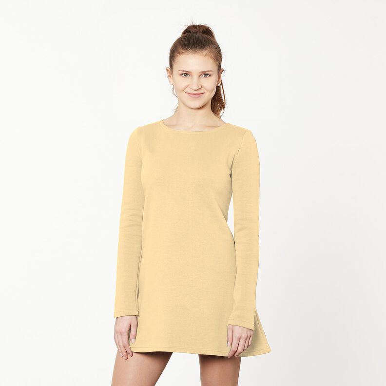 Kevyt puuvillacollege Yksivärinen – vaniljankeltainen,  image number 10