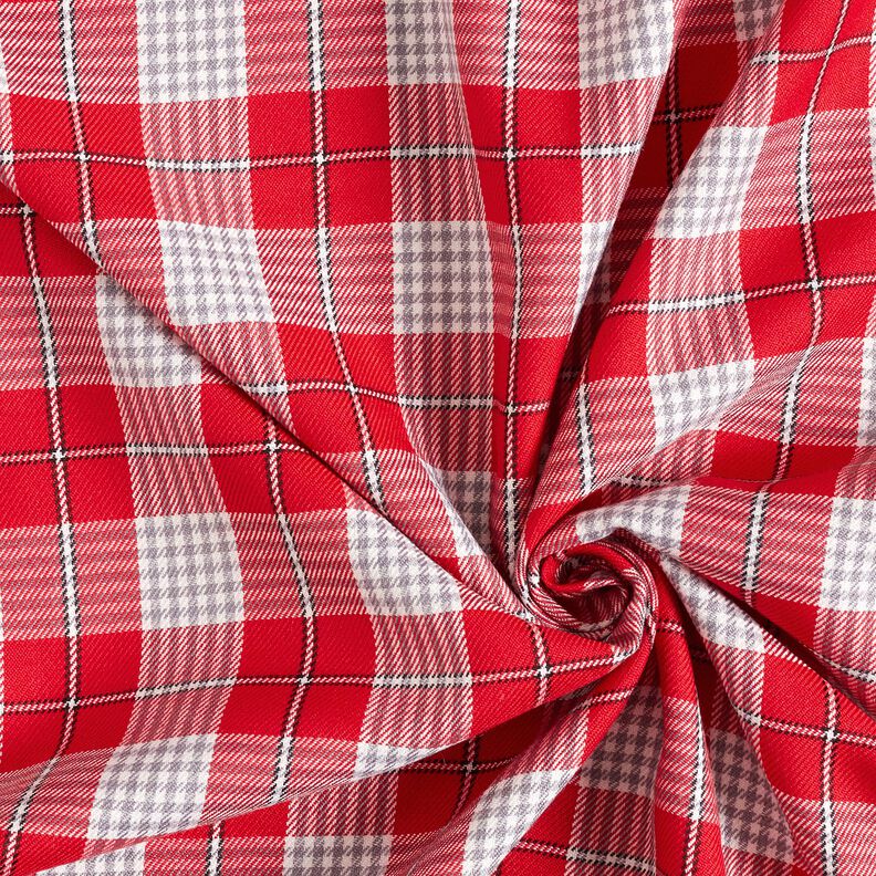 Viskoosisekoite Glencheck – chili,  image number 3