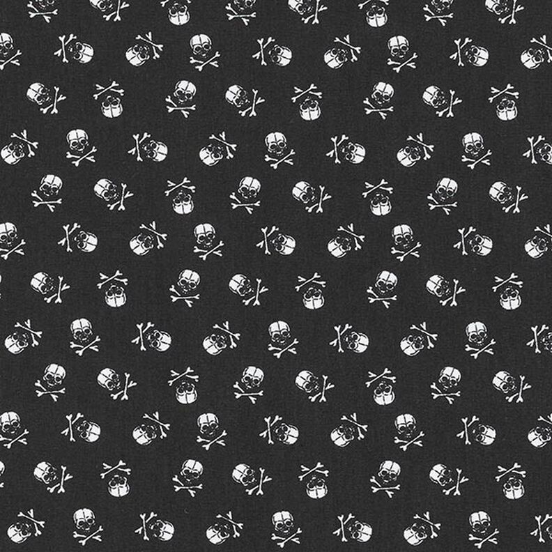 Popliini Pääkallo – musta/valkoinen,  image number 1